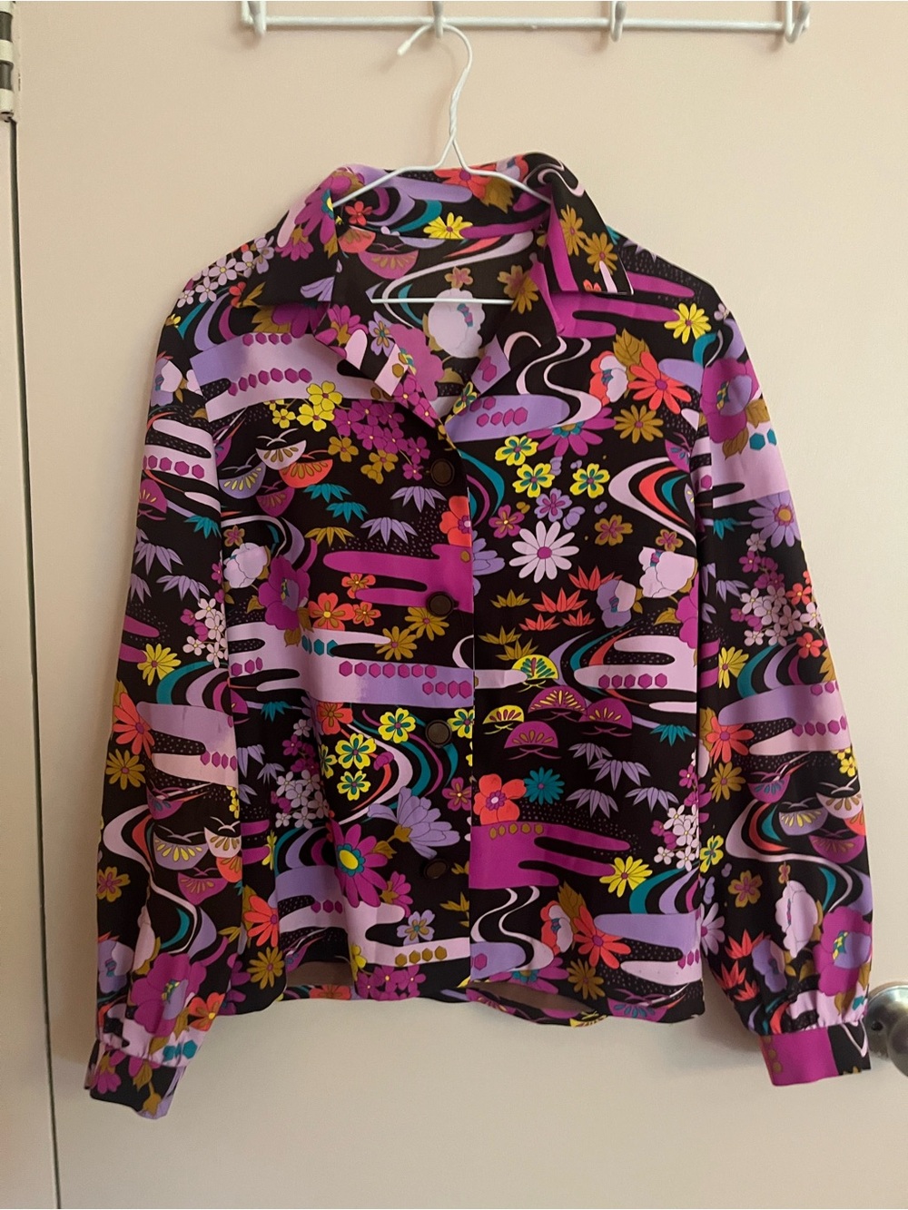 Vintage psychedelic handmade shirt - Picture 2 of 7